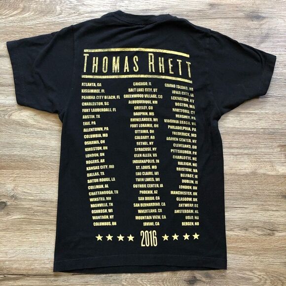 *** UNIQUE*** THOMAS RHETT Opening Act Band Shirt sz XS - Picture 4 of 6